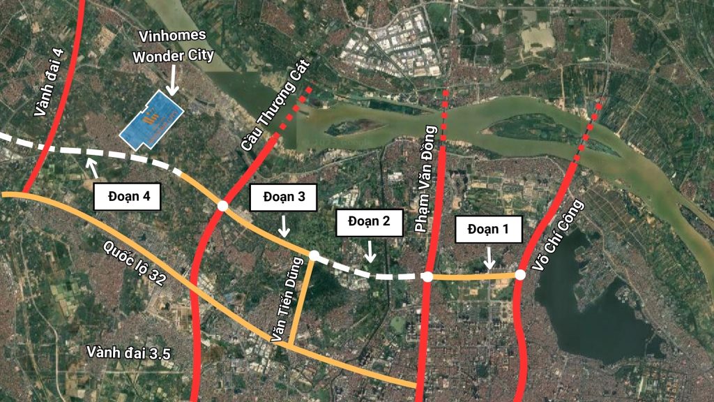 Vinhomes Wonder City | Khu đô thị thấp tầng đẳng cấp phía Tây Hà Nội 4 Hạ tầng giao thông tại Vinhomes Đan Phượng